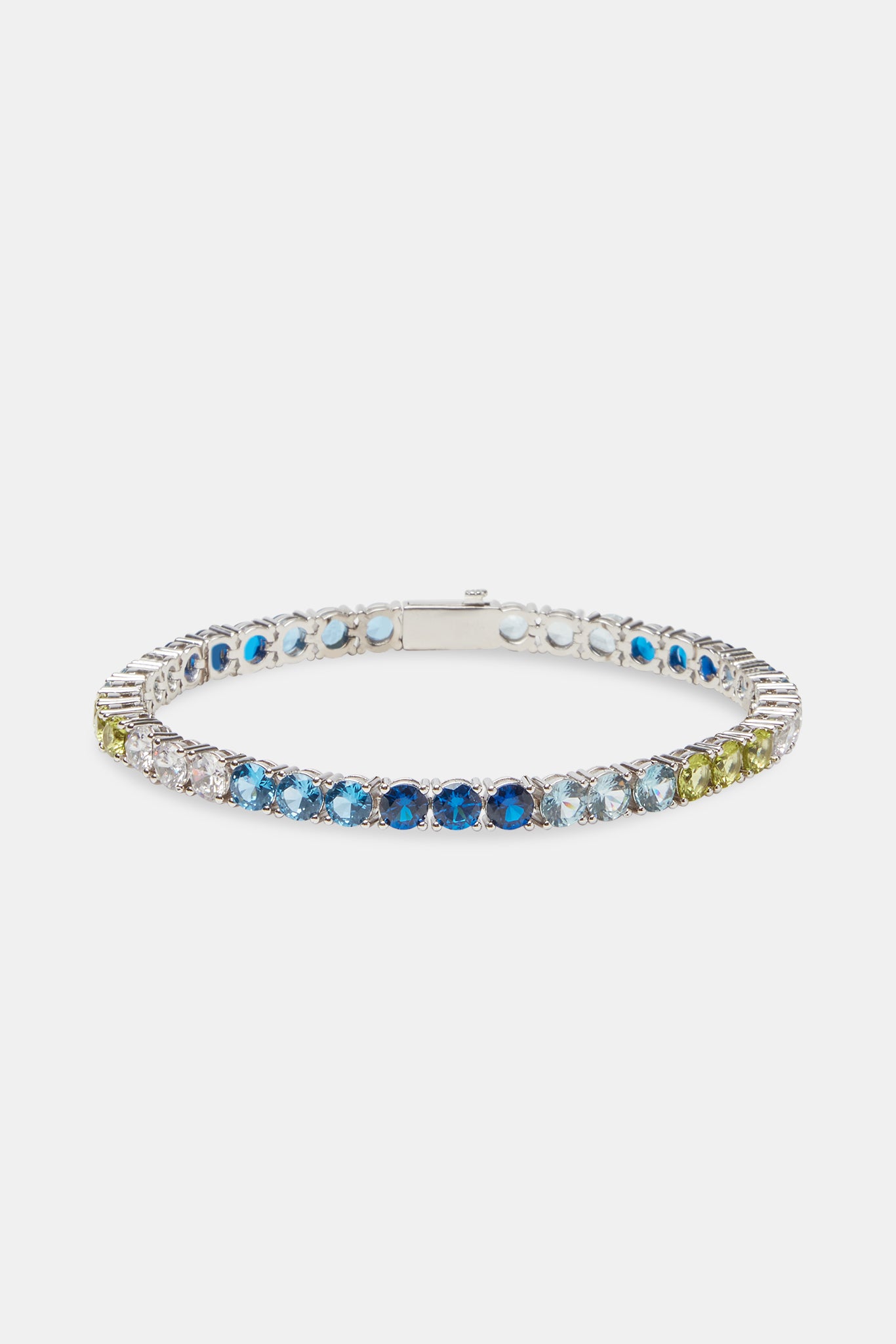 Blau-grünes Ombre-Tennisarmband – 5 mm